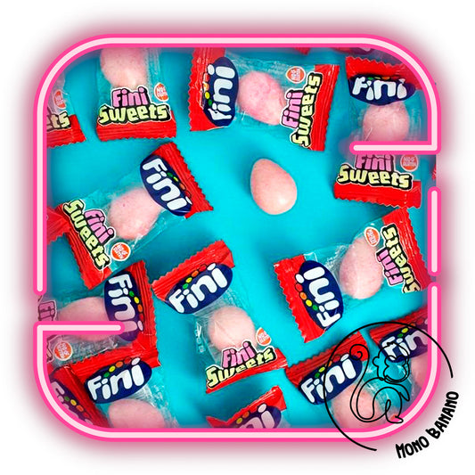 Chicles Fini Panna Fragola 200 unidades - Mono Banano