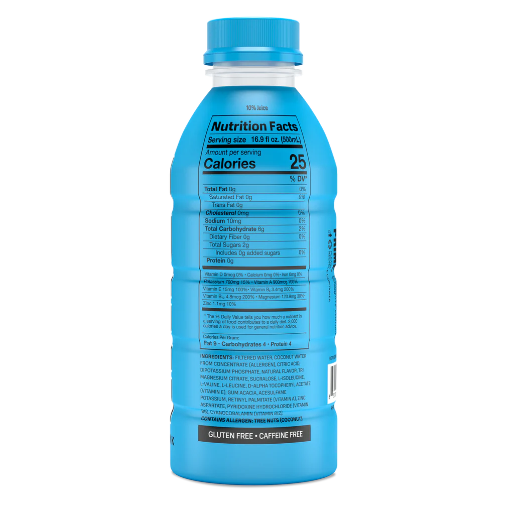 BEBIDA PRIME ENERGY DRINK HYDRATION | BLUE RASPBERRY 500ML