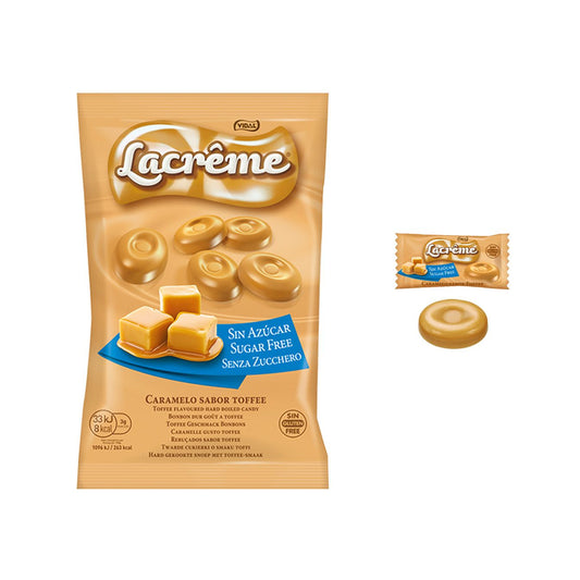 LaCrême Toffee sin Azúcar bolsa 900 g