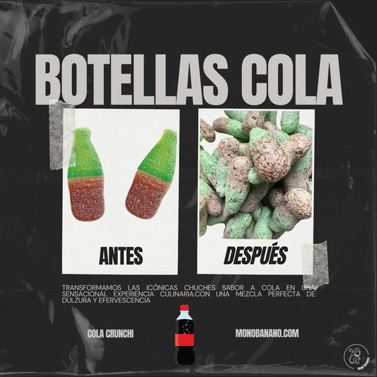 Botellas Cola liofilizadas - Mono Banano