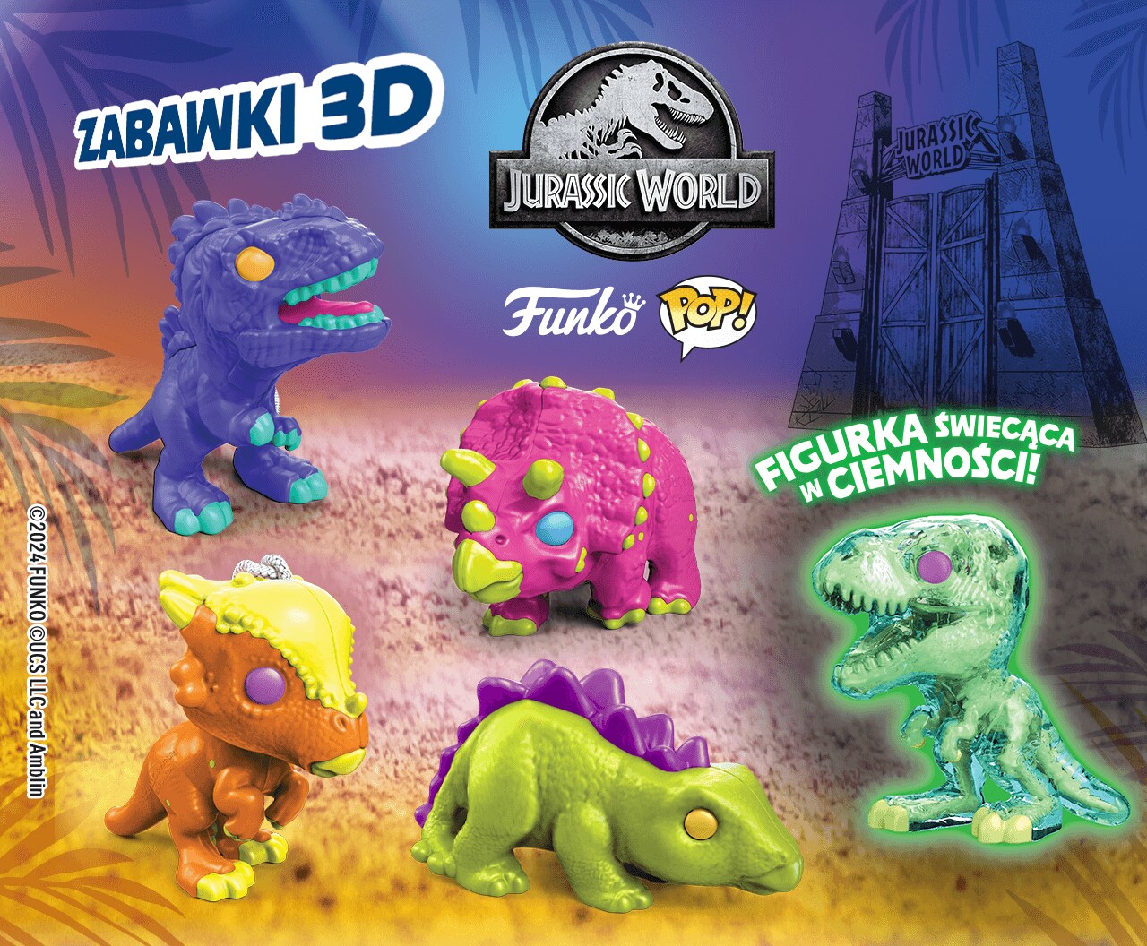 DINOSAURIOS KINDER JOY JURASSIC WORLD