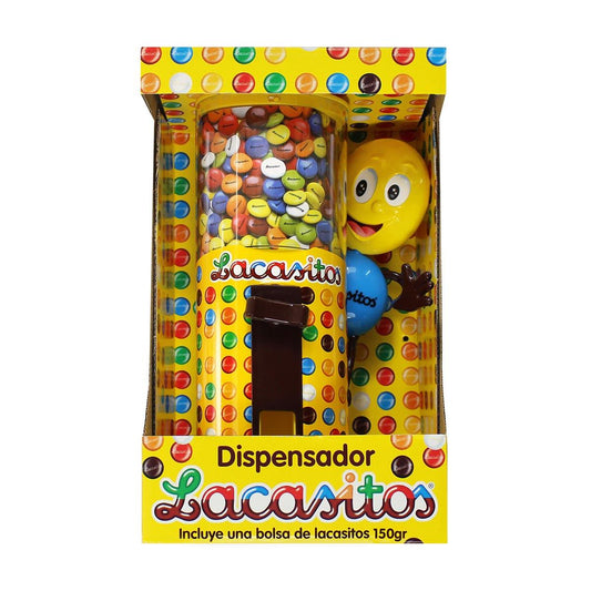 Lacasitos Dispensador + bolsa Lacasitos 150gr - Mono Banano