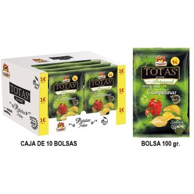 PATATA CAMPESINA 10x100grs - Mono Banano